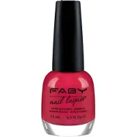 Faby nagellak Passport to my heart dames 15 ml vegan rood