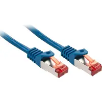 Lindy 47357 RJ45 Netwerkkabel, patchkabel CAT 6 S/FTP 7.50 m Blauw Afgeschermd 1 stuk(s)