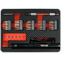 YATO Boormachine + slagboor, Schroevendraaierset (Oplaadbare batterij)