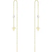 Tamaris Oorbellen goud / transparant