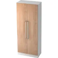 Hjh OFFICE PRO SIGNA G 7100 CE - Hoogte van de map | 5 OH Wit/Walnoot Kast Chrome metaal handgreep