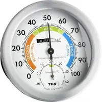 TFA-Dostmann Thermo- en hygrometer 45.2028 (Ø) 12 cm