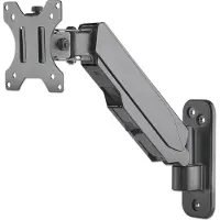 Manhattan 461603 Monitor-wandbeugel – 43,2 cm (17) - 81,3 cm (32) – Zwart – Draaibaar, In hoogte verstelbaar, Kantelbaar