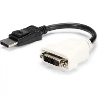 StarTech.com DisplayPort to DVI Adapter DP2DVI Black