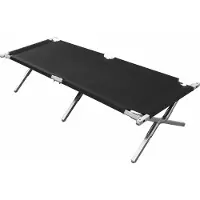 Basic Nature - Travelchair Feldbett - Veldbed 210 cm, grijs