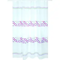 MSV Douchegordijn - Waterdicht en Antibacterieel Douchegordijn van 100% Polyester - Schimmelwerend met Oeko-Tex Certificering