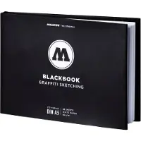 Molotow Blackbook Graffiti Sketching - Schetsboek Mixed Media A5 Landschap - Tekenboek Voor Alle Soorten Markers