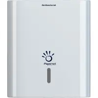 Papernet Defend Tech Antibacterial 416148 Handdoekdispenser Kunststof Afsluitbaar Handmatig Wit