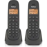 Profoon PDX620 - DECT telefoon met 2 handsets - Zwart