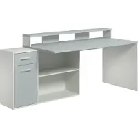 Trendteam Bureau CHESTER Gamingtafel met lowboard - werktafel afmetingen (B/D/H) 160/115/92 cm (2 stuks)