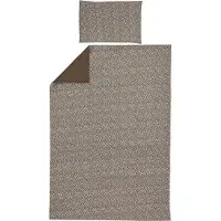 Meyco Home Cheetah/Uni dekbedovertrek eenpersoons - chocolate - 140x200/220cm