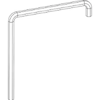 MACO Inbussleutel 4mm 75x75mm 41017