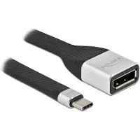 DeLOCK FPC Flat Ribbon Cable USB Type-C to DisplayPort (DP Alt Mode) 4K 60 Hz 14 cm