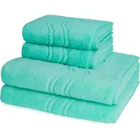 Ross Dames en Heren 2 X handdoek 2 X douchedoek - per set Cashmere feeling