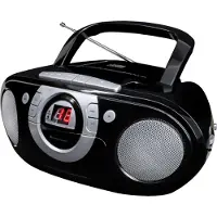 Soundmaster SCD5100SW - Boombox met FM-radio, CD- en cassettespeler, zwart