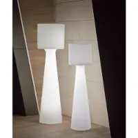 Newgarden Grace LED vloerlamp, kabel, 170 cm, wit / opaal, Kunststof