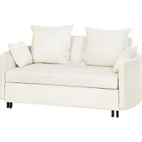 Beliani HOVIN - Slaapbank 2-zits - Beige - Polyester