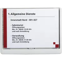 Durable deurbordje click sign 148 x 210 mm