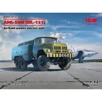 ICM Modelbouwpakket Militaire voertuigen - 72815 APA-50M(ZiL-131) Airfield Mobile Electric Unit Plastic - 1:72 - Modelbouw