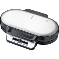Melissa Wafelijzer - Hartvorm - 1200W - Dubbele Wafelmaker - 10 wafels per keer - 16250087 - Zwart