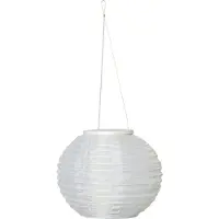 Star Trading Solar Lantern Festival, wit, 25x21cm