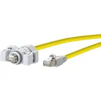 METZ CONNECT E-DAT Industrieel Patchkabel V6, IP67 - RJ45, 10 meter
