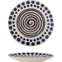 Bloomingville Shama borden oranje Ø20,5cm set van 6 stuks - 82060432