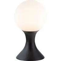 Lucide Tafellamp Moya, zwart, Woon-/ Eetkamer, Glas, Tafellamp