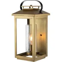Elstead Lighting LED Wand Buitenlamp Atwater | 1X E27 Max 60W | IP44 | Dimbaar | Painted Distressed Brass