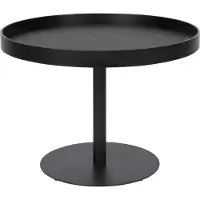 White Label Bijzettafel Yuri Black - Maat M