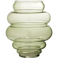 Bloomingville Annhelene Vaas, Groen, Glas
