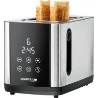 Rommelsbacher Toaster Sunny, roestvrij staal/zwart