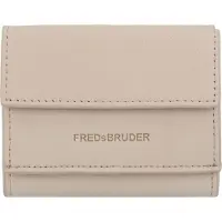 Fredsbruder Leren Portemonnee Bobonia Foldover Wallet Marble Beige