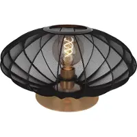Lucide CORINA - Tafellamp - Ø 40 cm - 1xE27 - Zwart