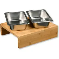 Kesper Snijplank met lekbakken, Snijplank, Bruin
