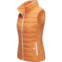 MARIKOO Bodywarmer 'Reimii' lichtoranje / wit