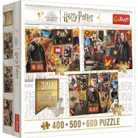 Trefl Puzzel Harry Potter: Ron, Hermelien en Harry - 400, 500 en 600 stukjes