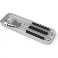 Monbento Slim Box Bestekset to go - RVS - Zwart