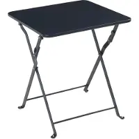 En.casa Tuintafel Vegårshei opvouwbaar 45x40x40 cm zwart []