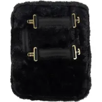 Kentucky Horsewear Horsewear - Borst Verlenger - Vegan Bont - 2 sluitingen - Zwart