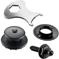 Loxx Veiligheidsslot Elektrisch, bk. chroom (Instrumentriem), Accessoires voor instrumenten, Zwart