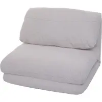 Mendler Fauteuilbed -E68, slaapbank functionele fauteuil inklapbare fauteuil, stof/textiel ~ beige