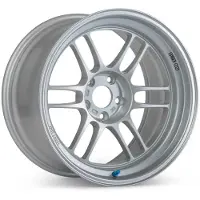 ENKEI RPF1RS 18x10.5 5x114.3 0mm Offset 75mm Bore Silver Wheel