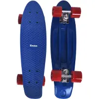 Möve Cruiser Skateboard - Old School Retro Board 22 Blue - blauw - 55cm