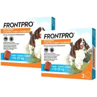 FRONTPRO 2x Hond L 10-25 kg 3 tabletten