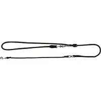 Hunter - Bicycle & Jogging Leash 10/170-250 - Hondenriem Länge max. 170 cm - Durchmesser 1,0 cm, zwart