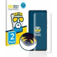 BROTECT - Screenprotector voor Oppo Reno 10 - Folie Beschermfolie transparant volledig dekking - 2 Stuks