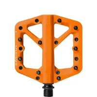 Crankbrothers Paar STAMP 1 Orange Flat Pedals || Maat: S