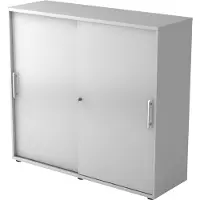 Hammerbacher Schuifdeurkast 1735S RE Lichtgrijs 1.200 x 400 x 1.100 mm
