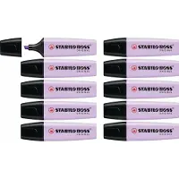 Stabilo BOSS ORIGINAL Pastel - Markeerstift - Lila Blush - Doos 10 stuks